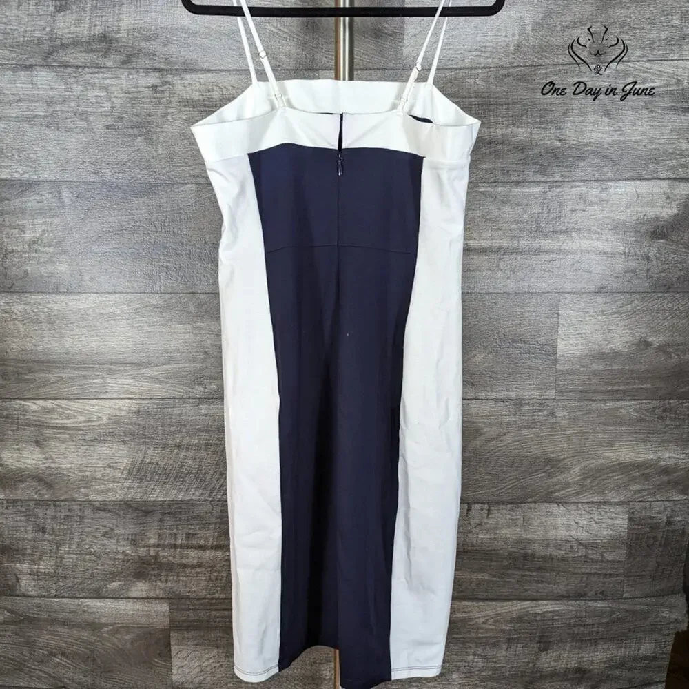 bebe Adjustable Spaghetti Strap Mini Dress Size L - Picture 2 of 7